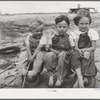 Children of Ray Halstead, FSA (Farm Security Administration) rehabilitation borrower. Dead Ox Flat, Malheur County, Oregon