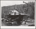 Dredging for gold and silver with doodle-bug. Baker County, Oregon