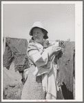 Mrs. Schroeder, wife of FSA (Farm Security Administration) rehabilitation borrower. Dead Ox Flat, Malheur County, Oregon