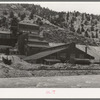 Remains of gold mill. Idaho Springs, Colorado
