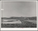 Farmland with farmhouse in distance