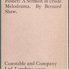 The shewing up of Blanco Posnet