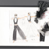 Besame: costume sketches for Eric Rivera and Jenny Sandler