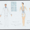 Besame: color photocopies of costume sketches