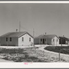 Houses for permanent farm workers at the FSA (Farm Security Administration) farm workers' camp. Caldwell, Idaho