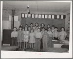 Schoolchildren at the FSA (Farm Security Administration) farm workers' camp. Caldwell, Idaho