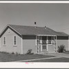 House for permanent farm worker at the FSA (Farm Security Administration) camp for farm workers. Caldwell, Idaho