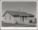 House for permanent farm worker at the FSA (Farm Security Administration) camp for farm workers. Caldwell, Idaho