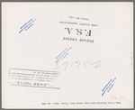 Sign. FSA ( Farm Security Administration) migratory labor camp mobile unit. Wilder, Idaho