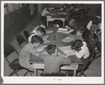 Schoolchildren at the FSA (Farm Security Administration) farm workers' camp. Caldwell, Idaho