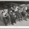 Schoolchildren playing a game at the FSA (Farm Security Administration) farm workers' camp. Caldwell, Idaho