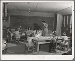 School at the FSA (Farm Security Administration) farm workers' camp. Caldwell, Idaho