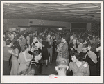 View of the dance floor at Sherman's, big dance and bar establishment in San Diego, California