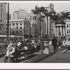 View of square in midtown. San Diego, California