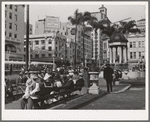 View of square in midtown. San Diego, California