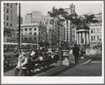 View of square in midtown. San Diego, California