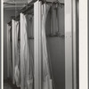 Showers at the FSA (Farm Security Administration) trailer camp for defense workers. San Diego, California