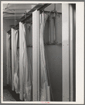 Showers at the FSA (Farm Security Administration) trailer camp for defense workers. San Diego, California