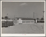 Building which houses the sanitary facilities at the FSA (Farm Security Administration) trailer camp for defense workers. San Diego, California