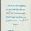 Roosevelt, Theodore. TLS to Lady Gregory