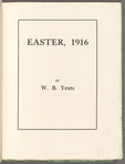 Easter 1916. Holograph poem