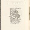 Easter 1916. Holograph poem