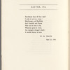 Easter 1916. Holograph poem