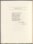 Easter 1916. Holograph poem
