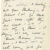 Augusta Gregory to W.B. Yeats ALS May 21 1909