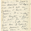 Augusta Gregory to W.B. Yeats ALS May 21 1909