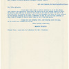 Augusta Gregory to W.B. Yeats ALS May 21 1909