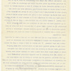 "After Synge's death I was given a letter." Typewritten memorandum relating to John Millington Synge's will with Lady Gregory's ms. corrections and note to W. B. Yeats