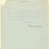 November 8th Letter from Willa Cather
