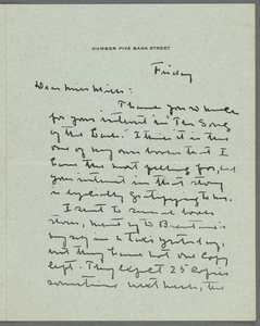 Emma Mills correspondence