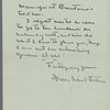 Letter from Willa Cather