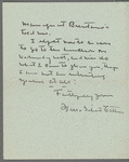 Letter from Willa Cather