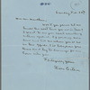 Letter from Willa Cather of Feb. 20, 1921