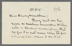 Note from Willa Cather, 1926