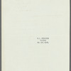 Letter from Willa Cather of Nov. 6, 1918