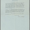 Letter from Willa Cather of November 24, 1922