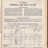 The Official foreign air mail guide