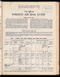 The Official foreign air mail guide