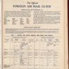 The Official foreign air mail guide