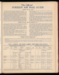 The Official foreign air mail guide