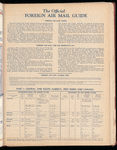 The Official foreign air mail guide