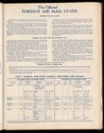 The Official foreign air mail guide