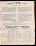 The Official foreign air mail guide