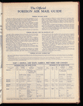 The Official foreign air mail guide