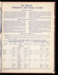 The Official foreign air mail guide
