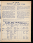 The Official foreign air mail guide